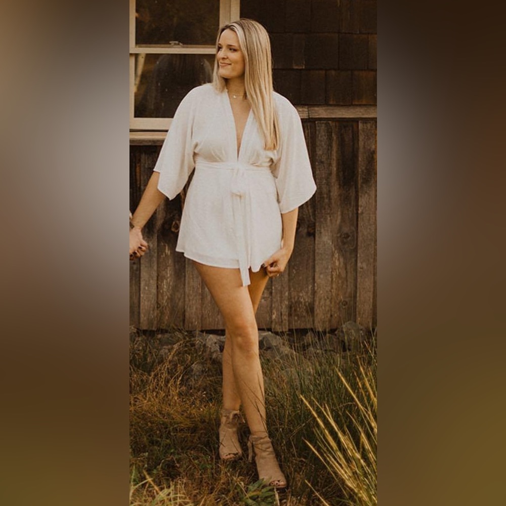 White Romper
